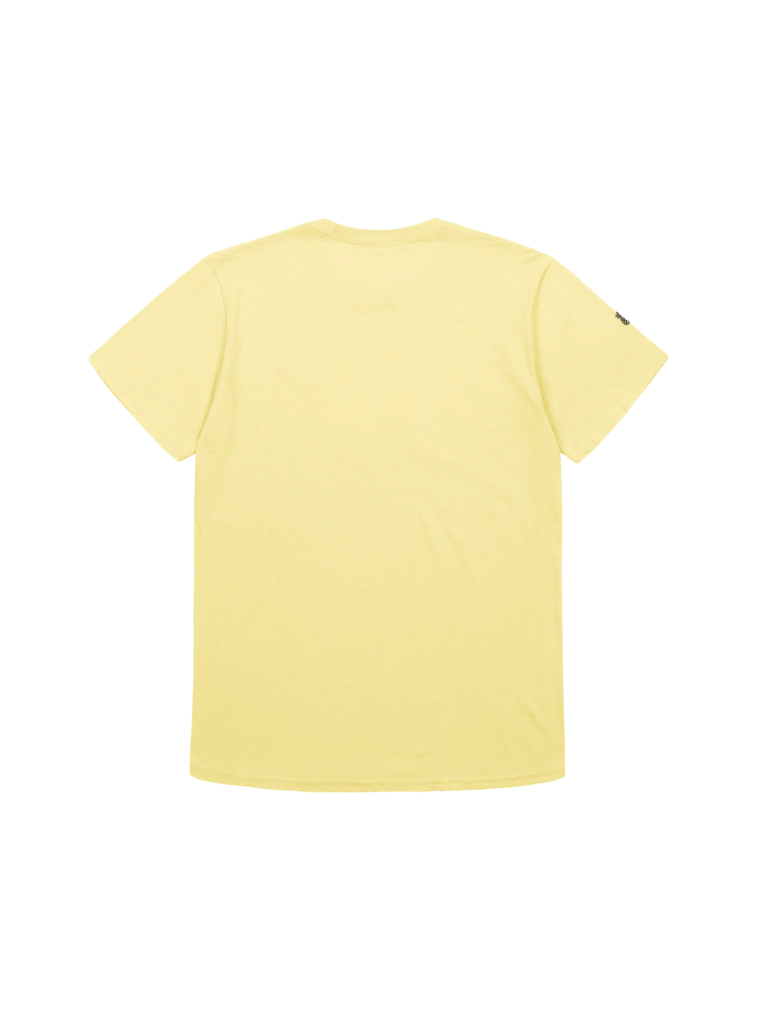 Relaxed Fit Lightweight Lucky Pineapple® Minimalist Sleeve Solid Color Unisex T-Shirt (White & Light Colors) product image (86)