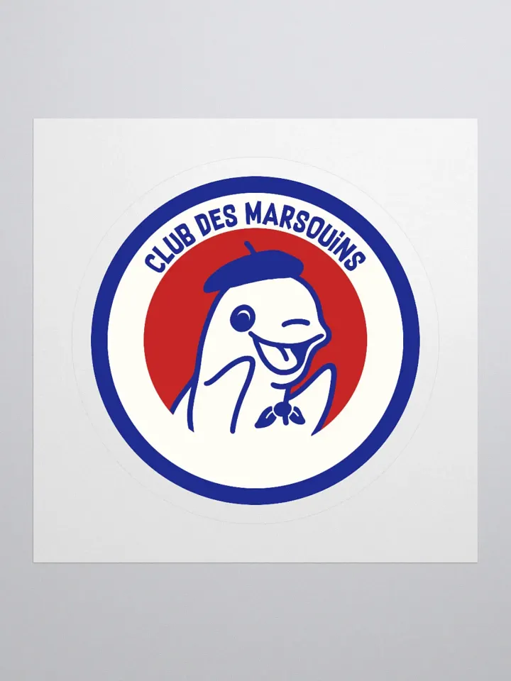 Collant en vinyle ''Club des marsouins'' product image (1)