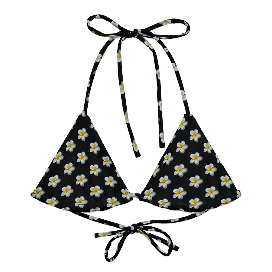Bikini Top - Temple Flower (black) product image (2)
