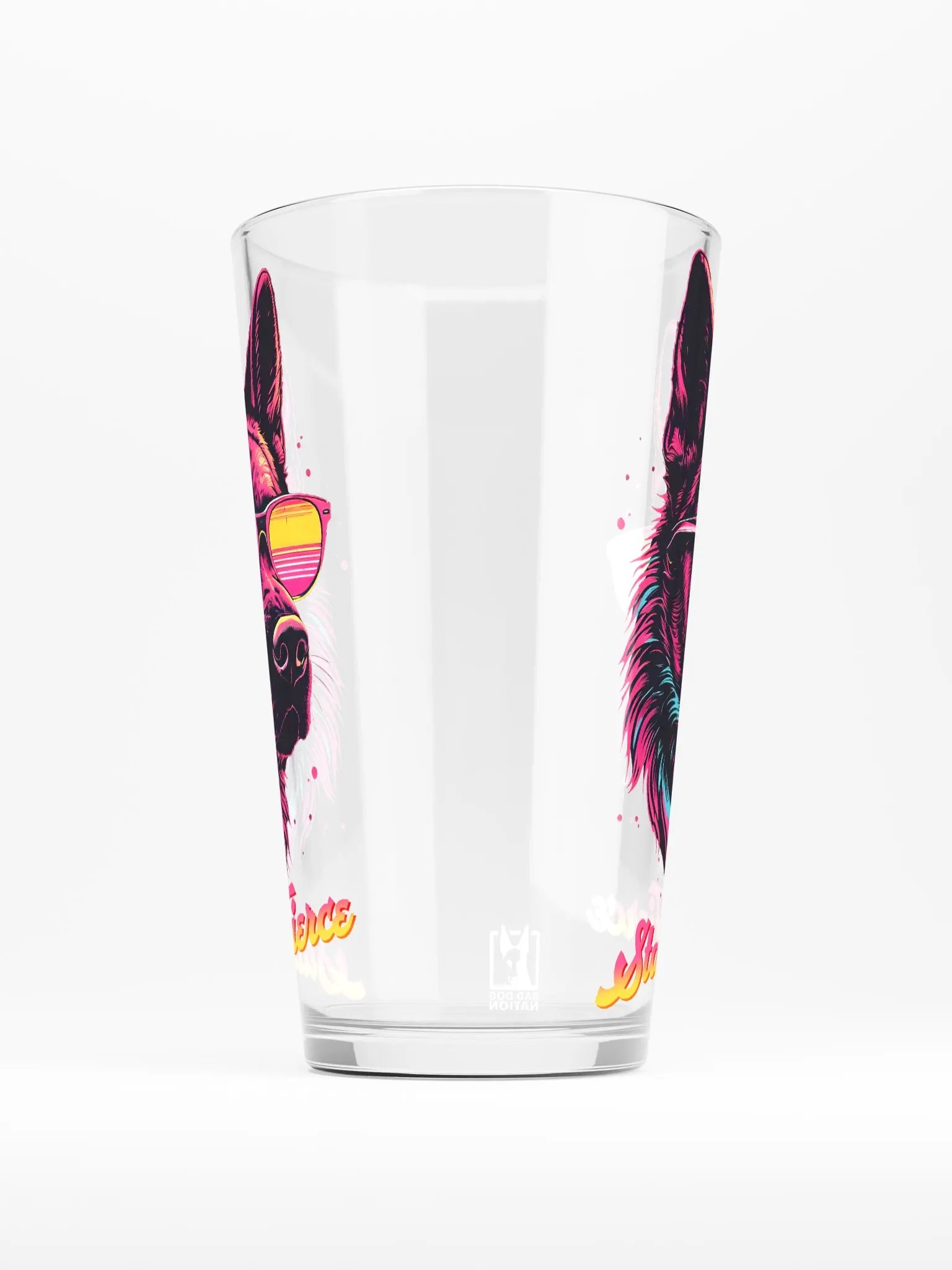 Malinois - Stay Fierce - 16oz Pint Glass product image (4)