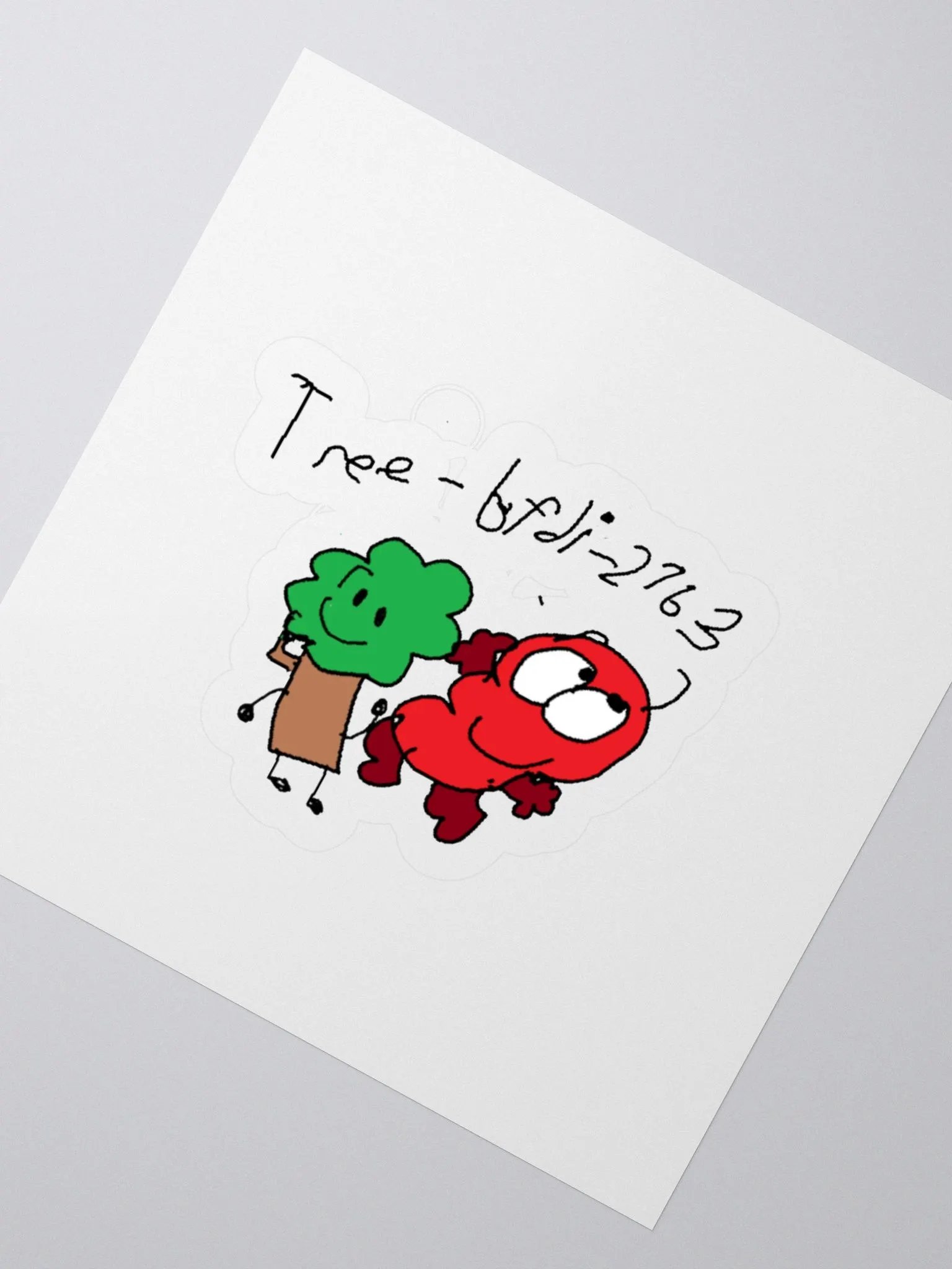 Tree and 3 sticker product image (11)