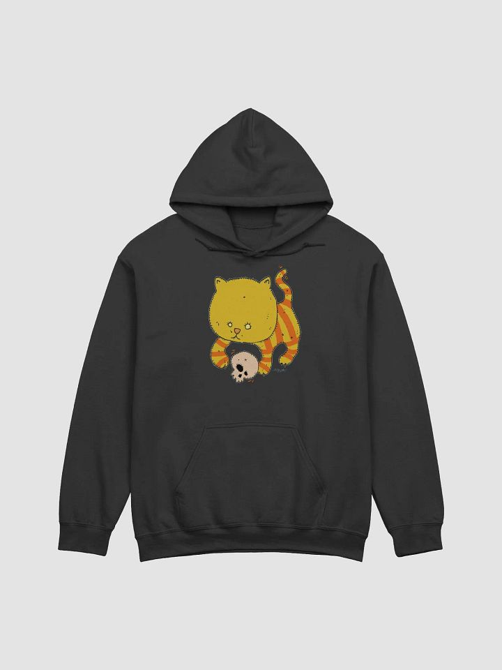 Cute Cat and Human Skull Hoodie product image (6)