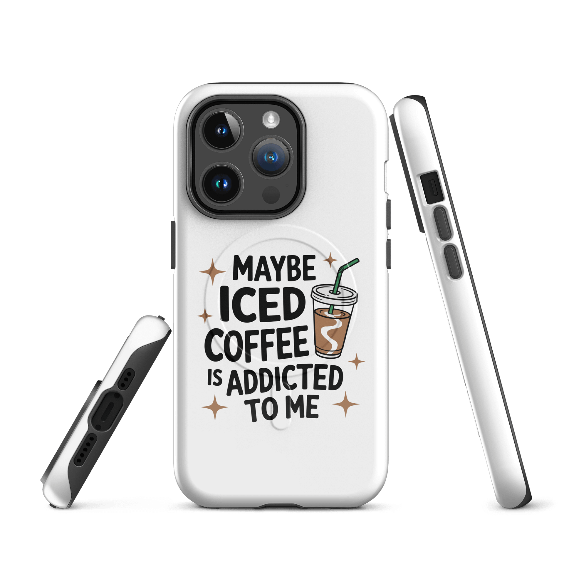 Addicted to Iced Coffee MagSafe® iPhone Case product image (5)