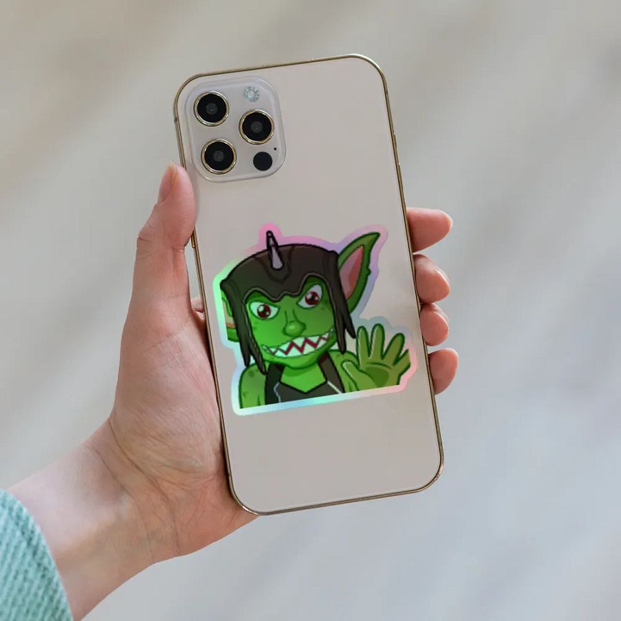 Hi Holographic Sticker product image (8)