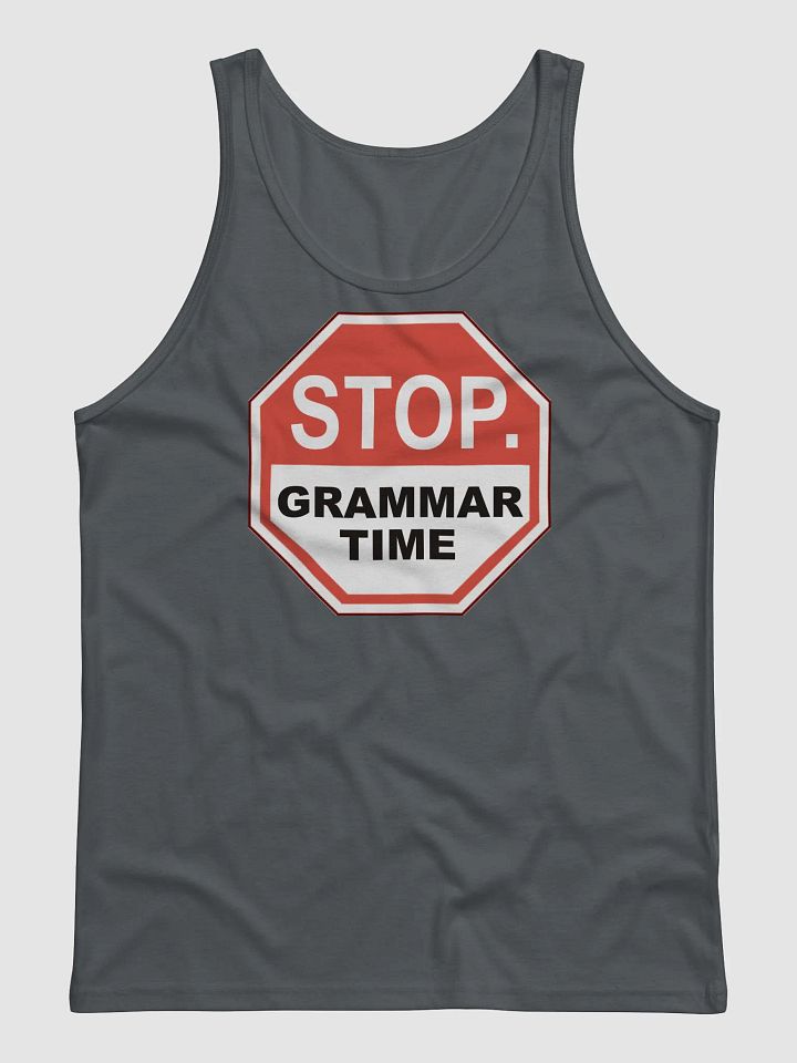 Grammar Time Tank Top product image (1)