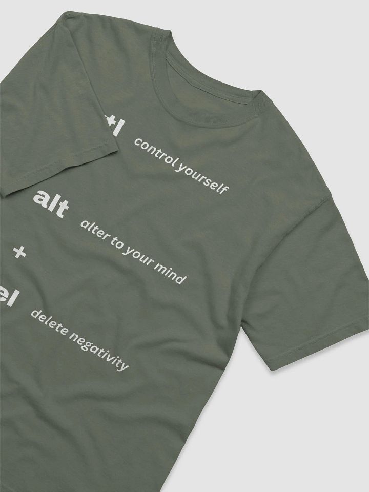 CRTL + ALT + DEL T-SHIRT (WHITE FONT) product image (29)