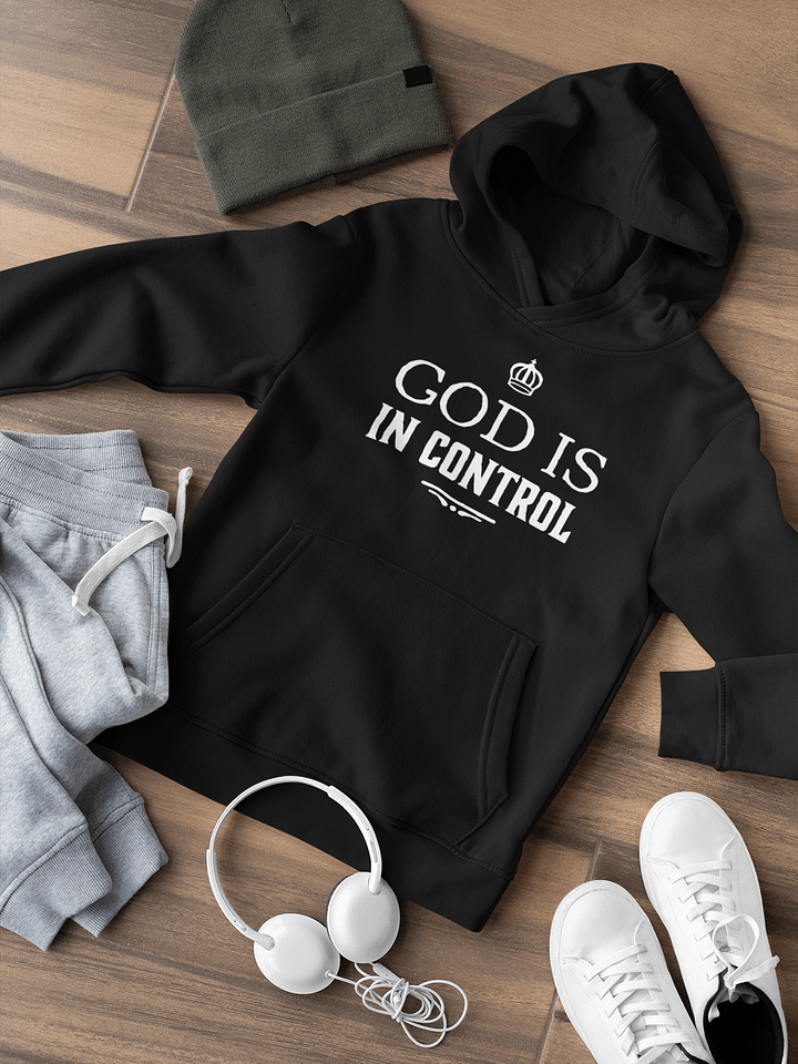 Christian Hoodie God Is In Control product image (1)