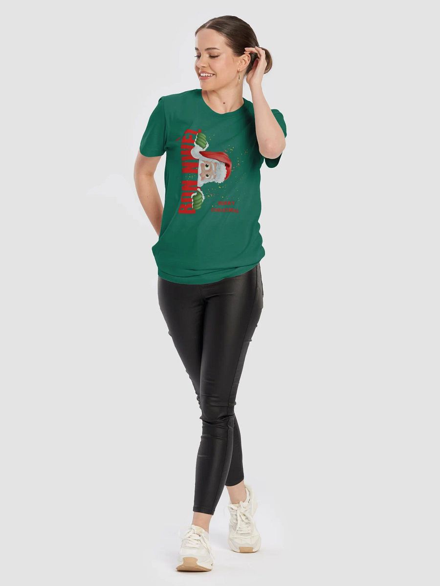 Bon Nwèl Santa Christmas T-Shirt product image (10)