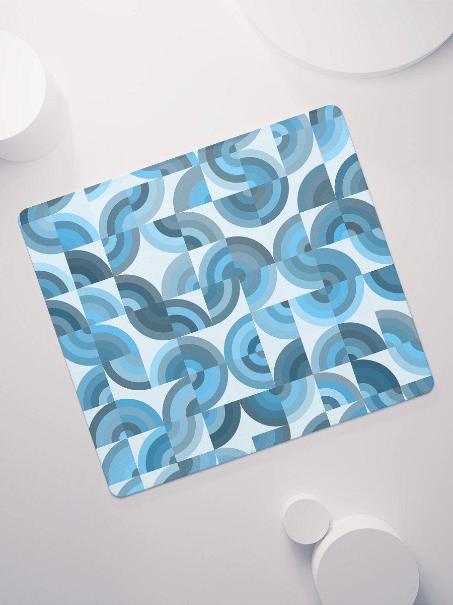 Ethereal Blue Circle Gaming Mouse Pad product image (11)