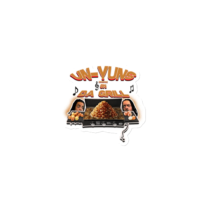 Un-Yuns On Da Grill Die-Cut Magnet product image (1)