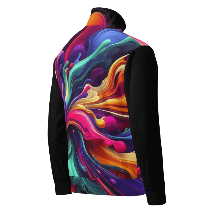 Vibrant Burst Recycled Track Jacket | AI Design product image (2)