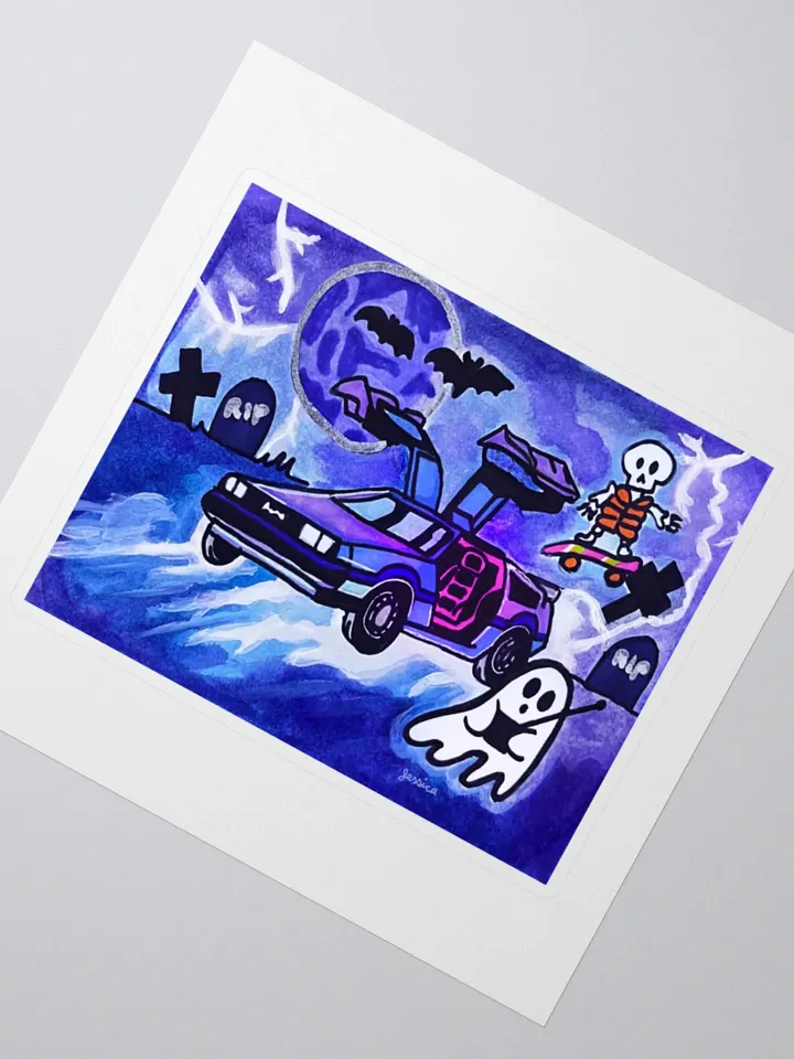 Spooky Speed Machine Sticker product image (2)