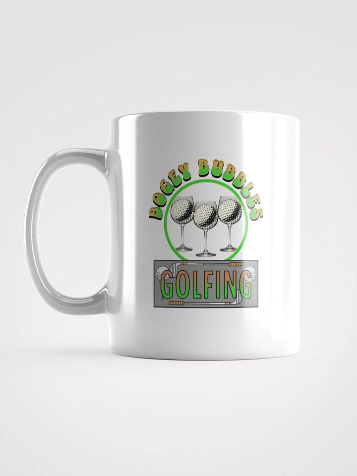 Bogey Bubbles Golfing Wine Glasses Mug product image (1)