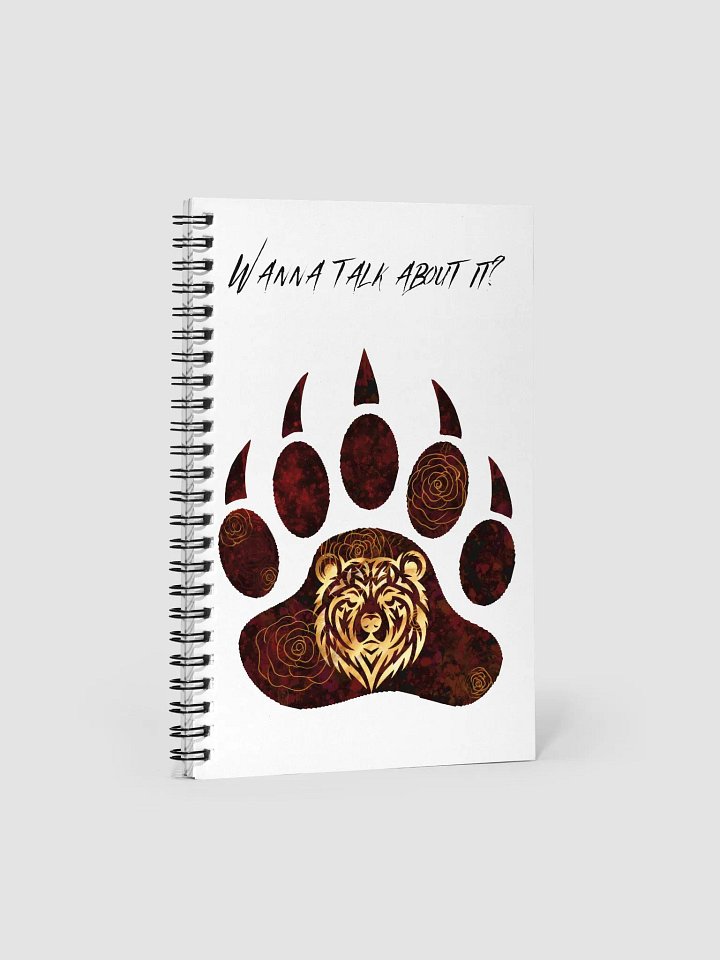 Elegant Bear Spiral Notebook product image (1)