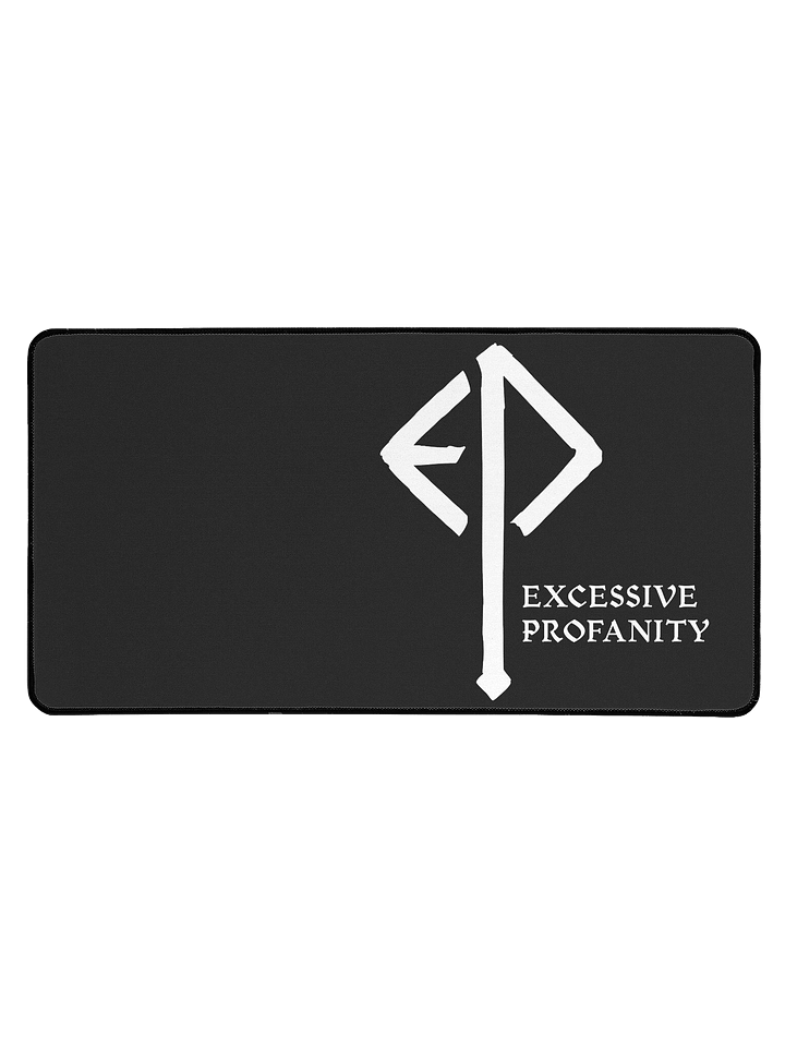 Executioner Desk Mat 'Rune' B&W product image (1)