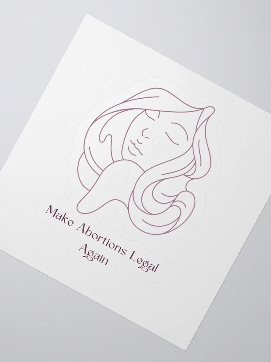 Make abortions legal again stickers product image (2)