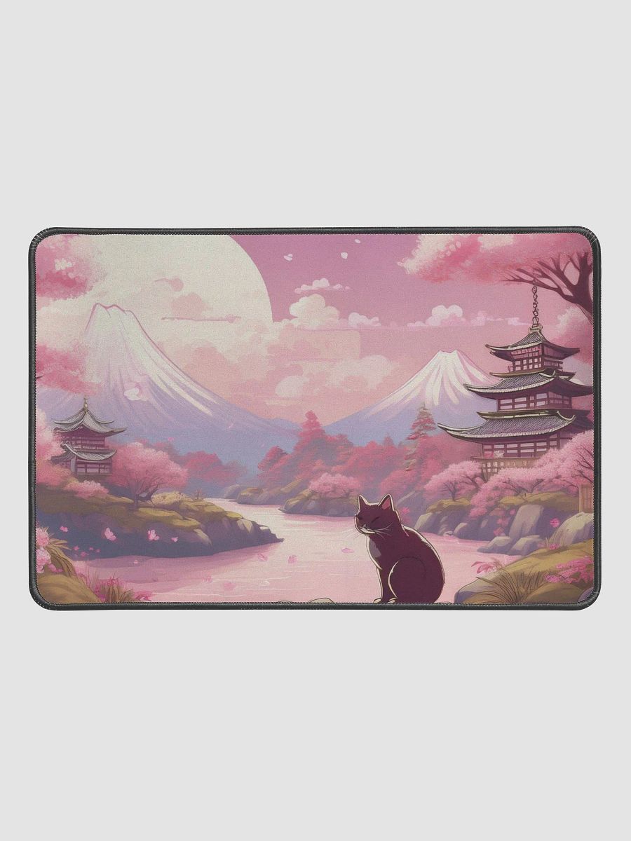 Whiskered Blossoms Large Mouse Pad (12 x 18) product image (2)