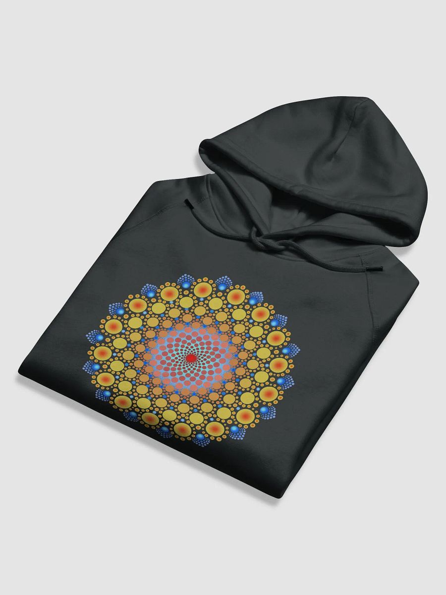 Orange Sunflower Mandala Eco-Hoodie product image (12)