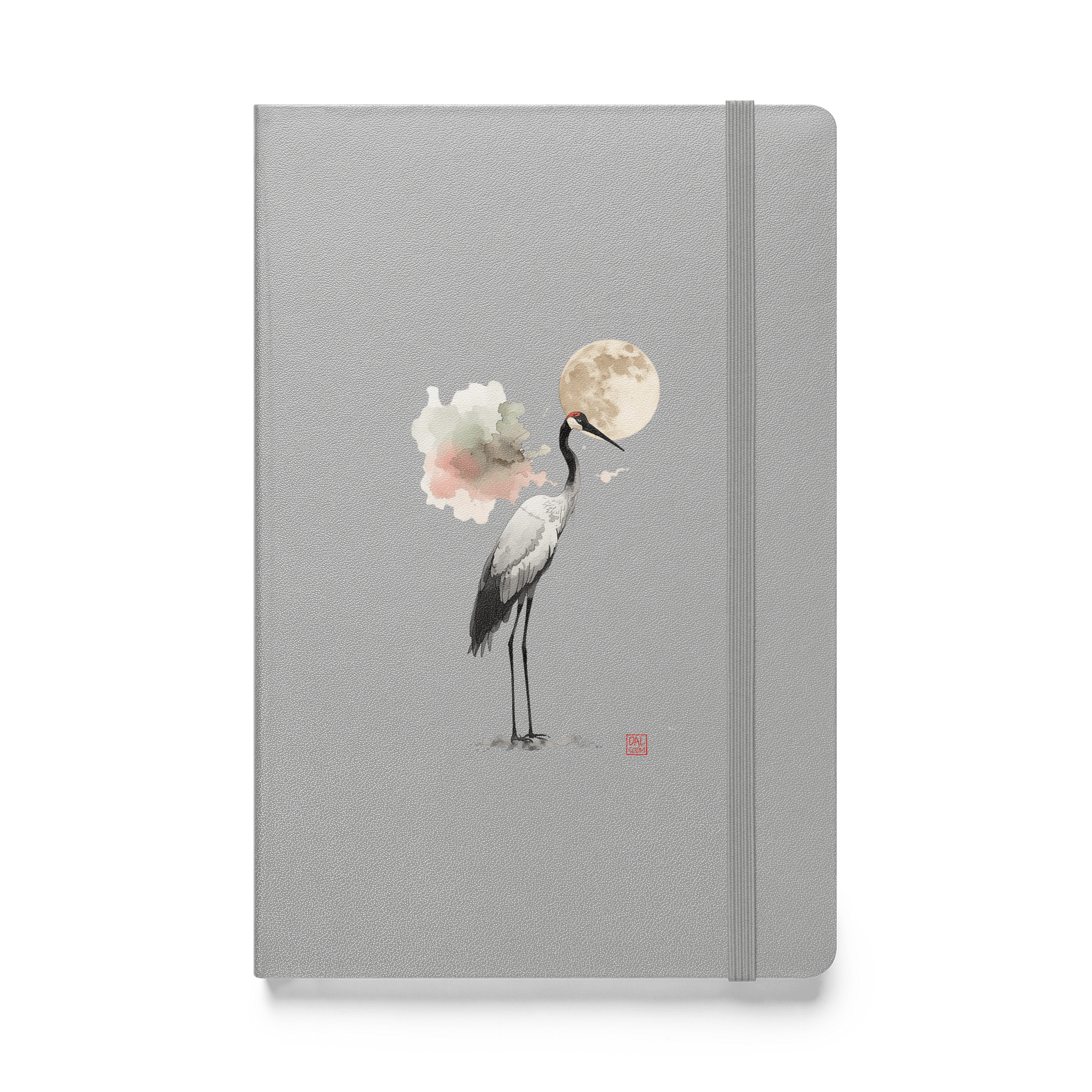 Moonlit Crane Hardcover Notebook product image (3)