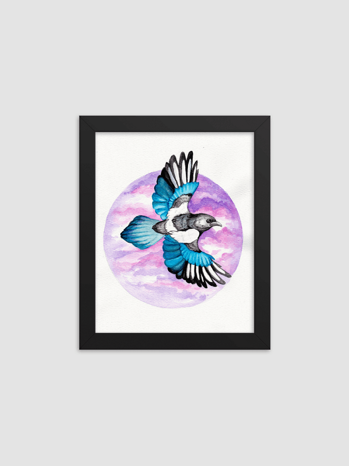 Magpie Watercolor Print product image (1)