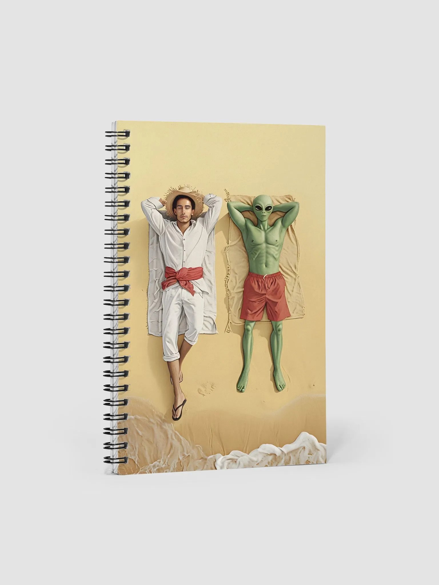 Libreta Jíbaro y Alien en la Playa product image (1)