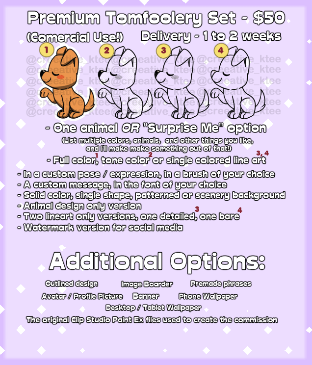 Silly Lil' Doodles - Premium Tomfoolery Form ($50 Set, Commercial Use!) product image (2)