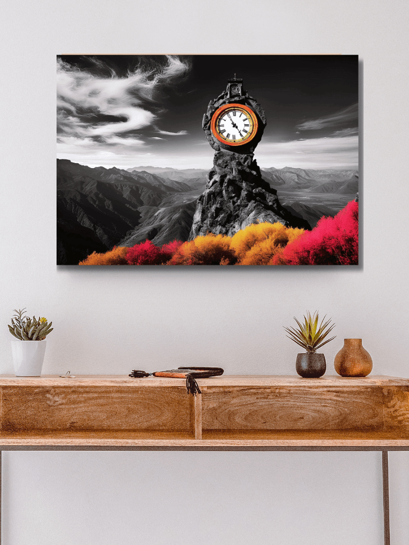 Time Confusion-1 | Canvas Artistic Wall Painting product image (4)
