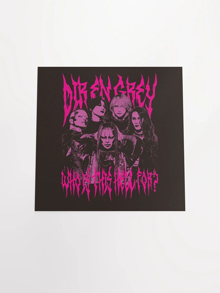 TOUR24 WHO IS THIS HELL FOR? Matte Paper Poster product image (4)