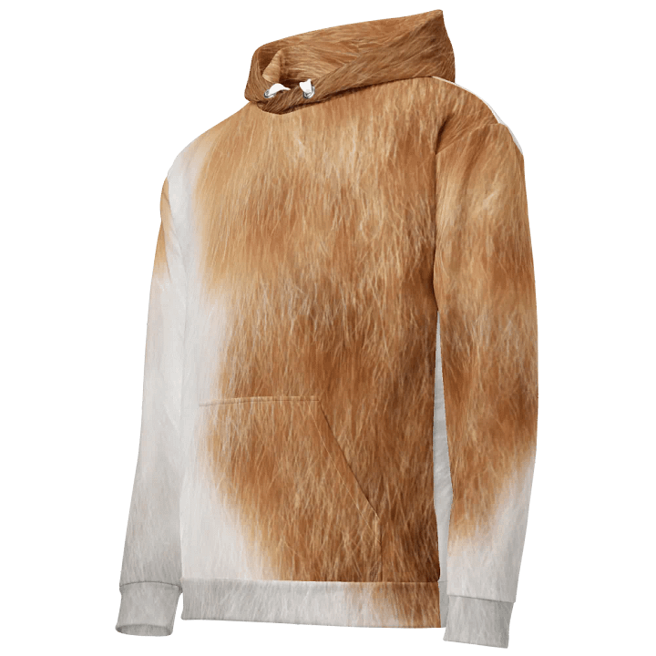 Orange & White Cat Hoodie (Unisex) product image (2)