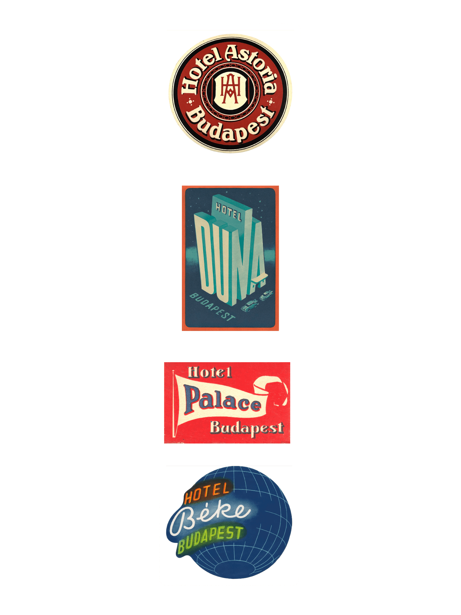 Budapest Hotel Stickers-Set 2 product image (3)