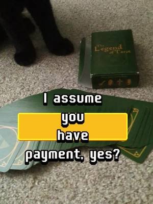When a cat tells you your fortune... Today's tarot reading is Temperance reversed...  #cats #tarot #fortune #funny #comedy #blackcats #catsoftiktok #zelda #legendoftarot #temperance  #catson