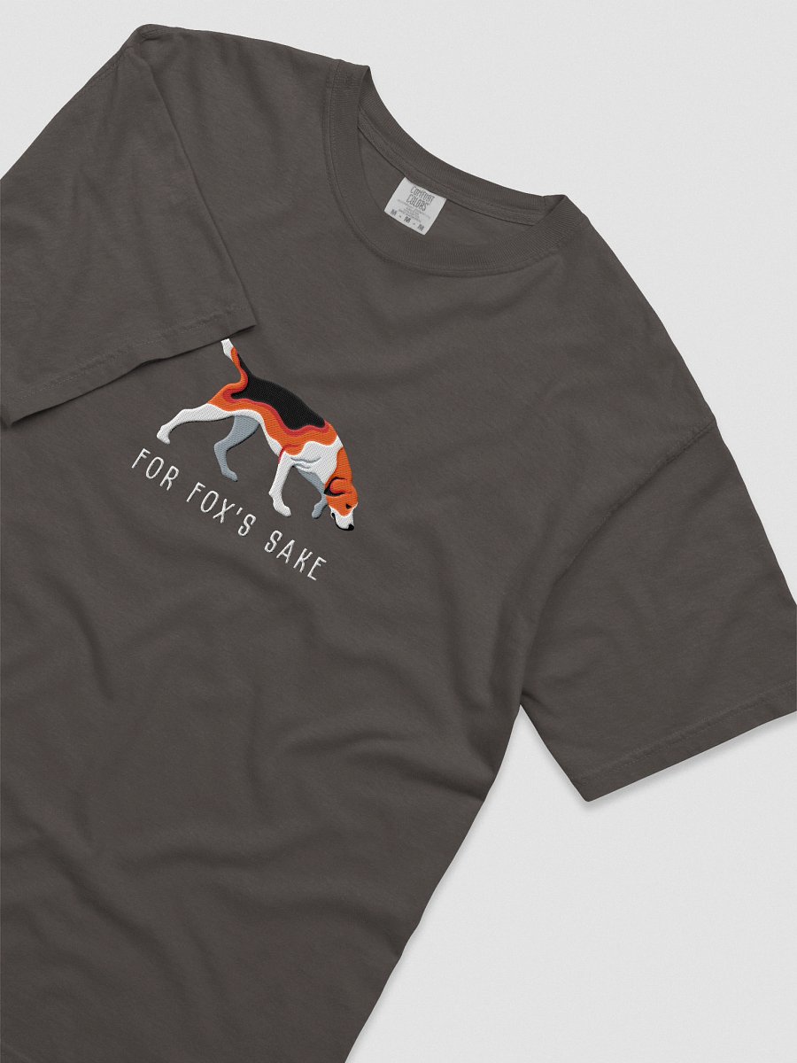 For Fox's Sake T-Shirt(Embroidered) of an American Foxhound(Tricolor) product image (26)