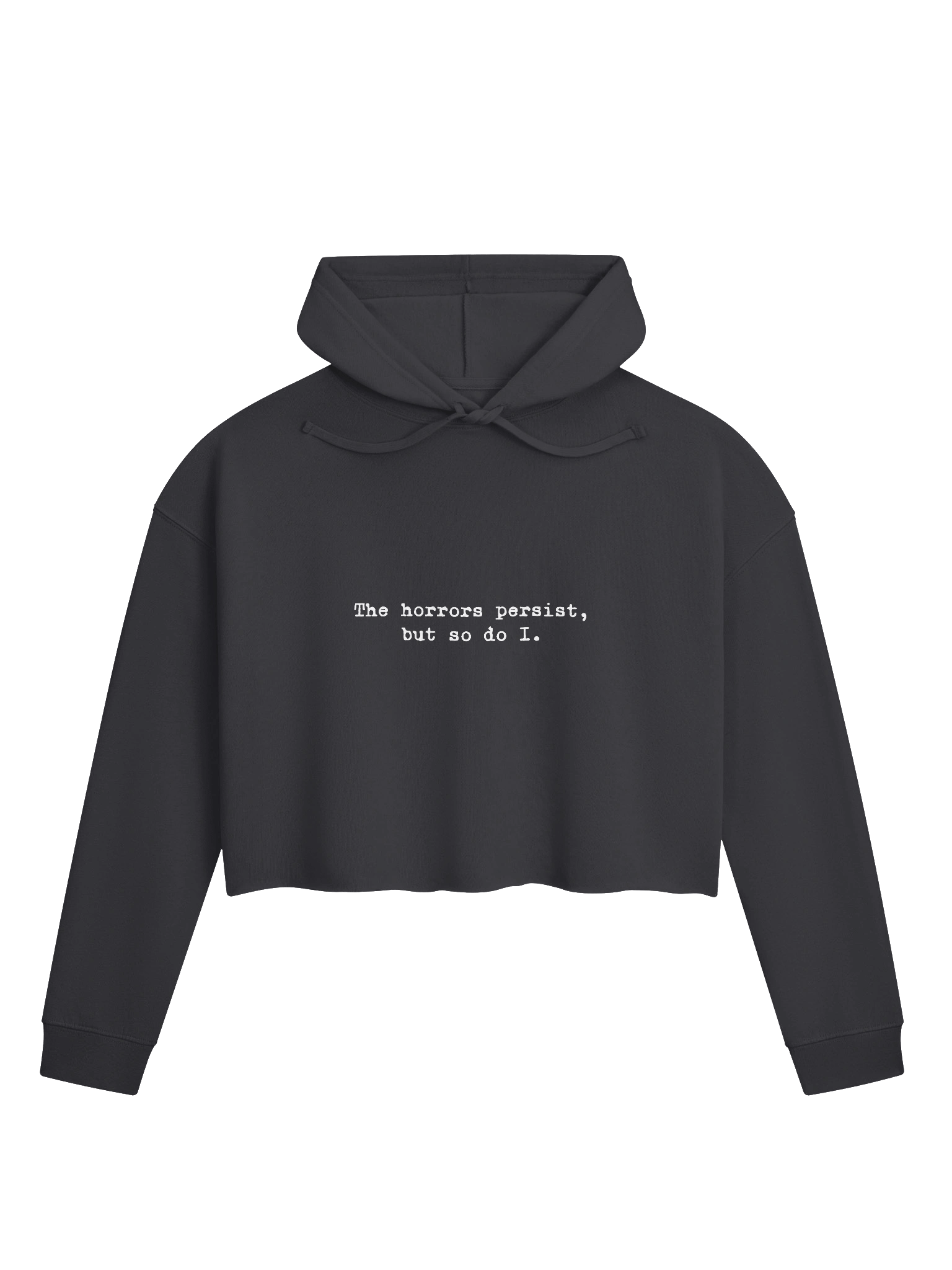 Lightweight Cropped Horrors Hoodie product image (2)
