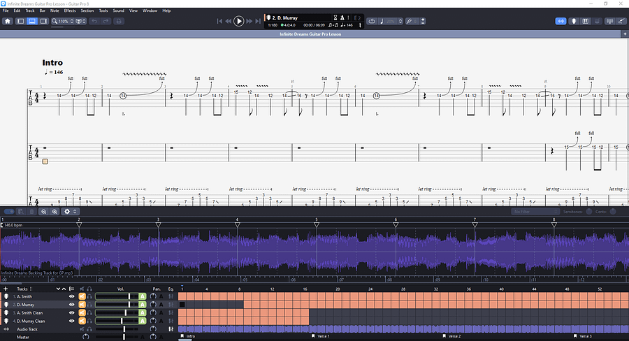 Infinite Dreams PDF TAB + Backing Track MP3 product image (3)