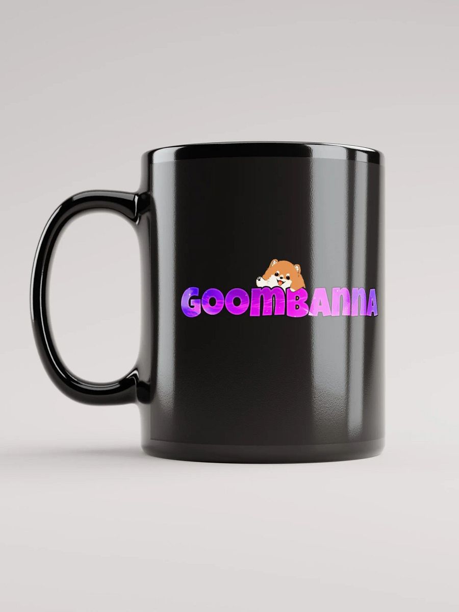 "Goombanna + Dog" black mug product image (2)