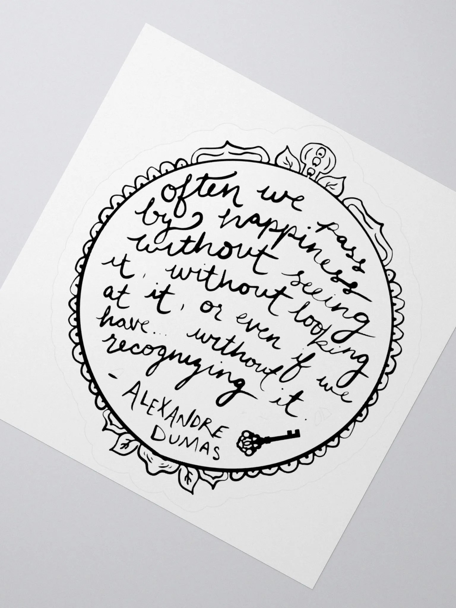 "Recognize Happiness" Sticker product image (2)