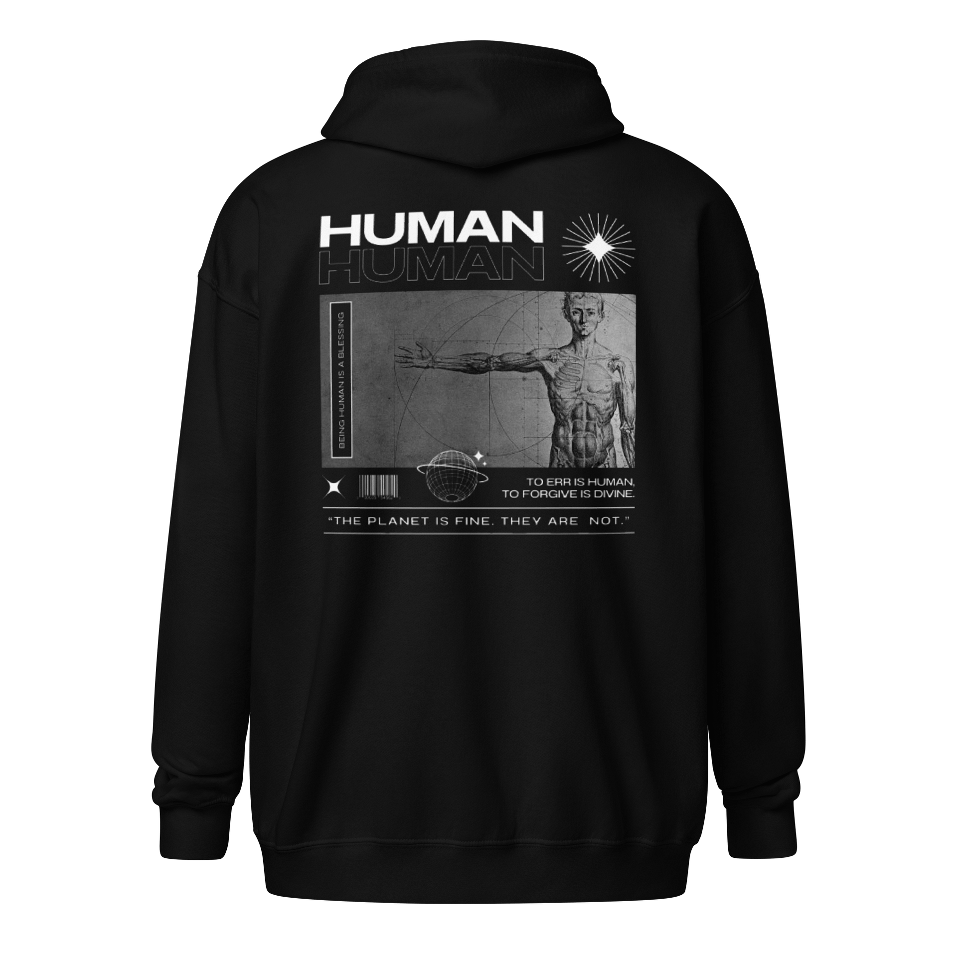 LOVA - Human Unisex Pull Over Hoodie product image (2)
