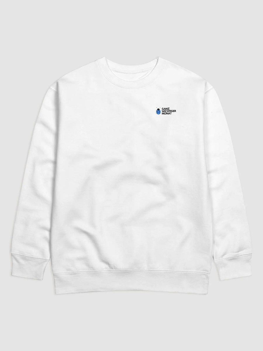 Ganz wichtiger Monat (Weiß) - Premium Sweater product image (1)