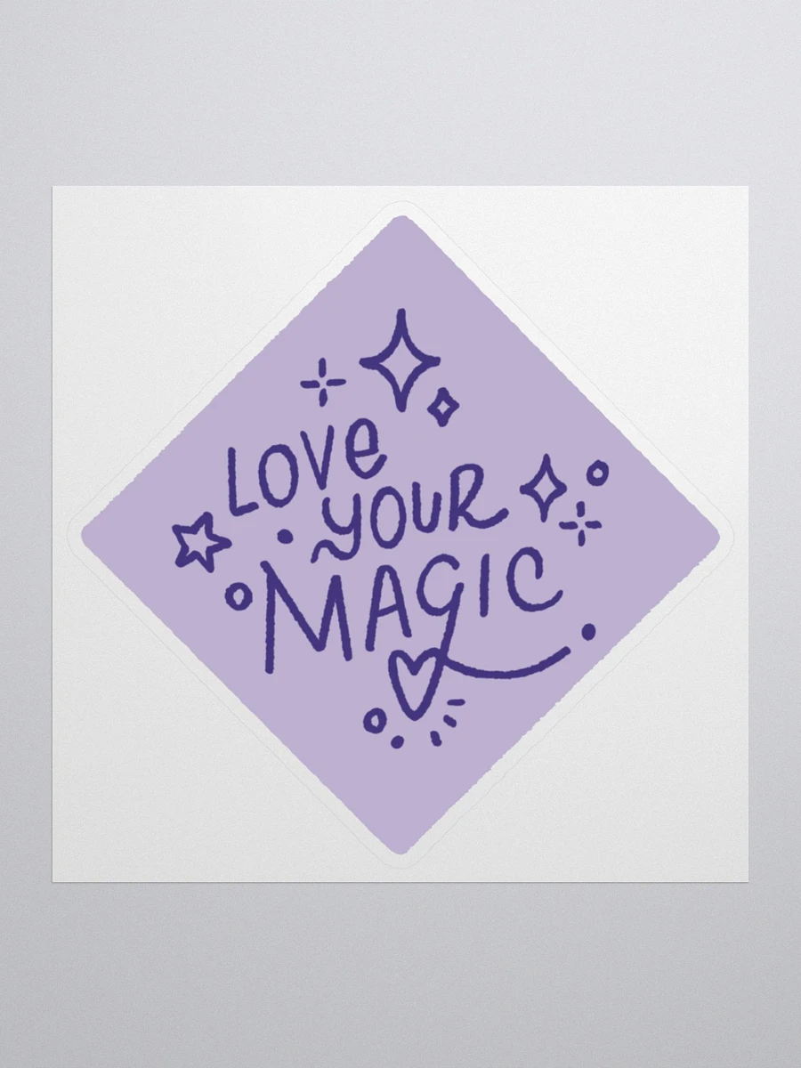 LOVE YOUR MAGIC STICKER PURPLE product image (1)