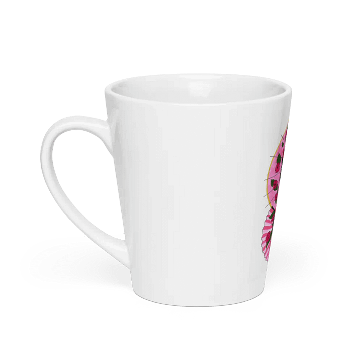 Japanese Geisha (art by Dina R.) acrylic painting - Latte Mug product image (1)