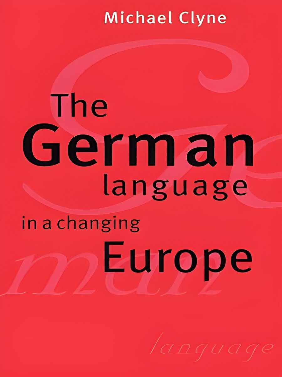 The German Language in a Changing Europe product image (1)