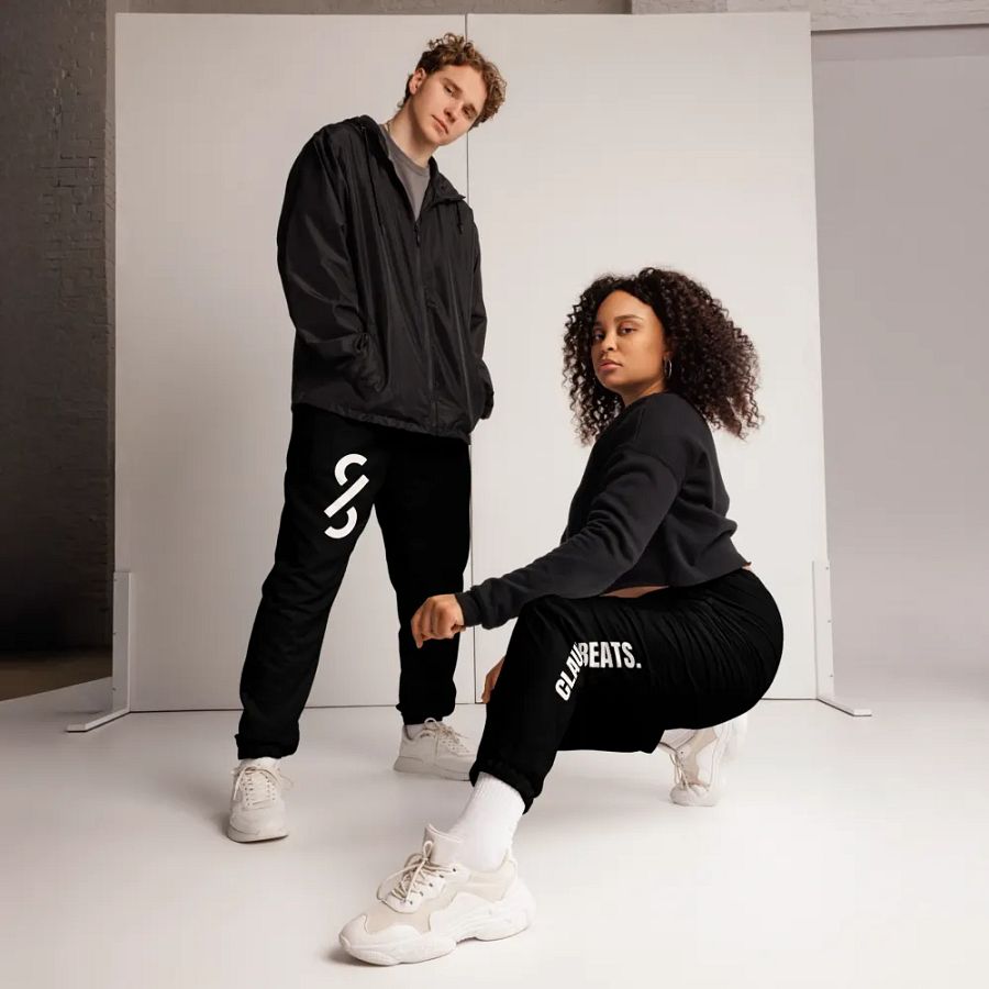 CLAUDY BEATS BLACK URBAN TRACK PANTS product image (12)