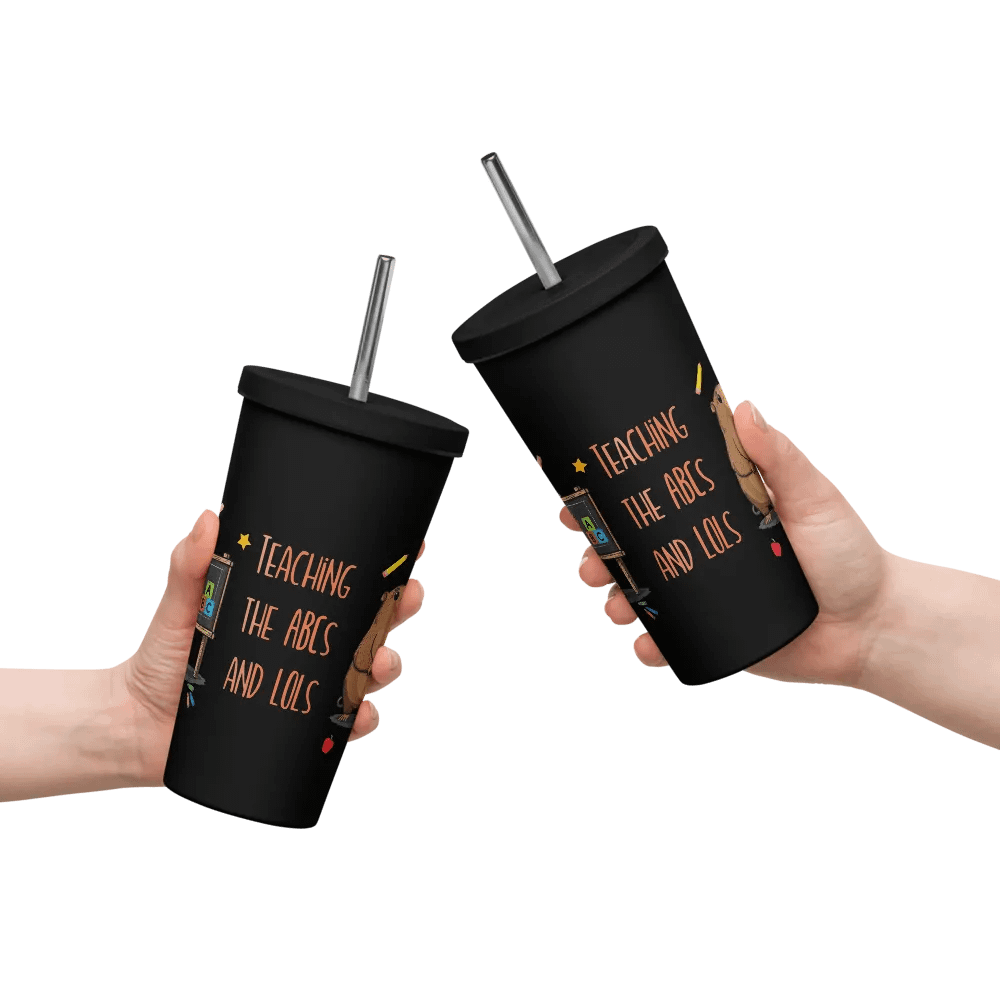 Back To School Capybara Gift For A Teacher - Insulated Coffee Tumbler product image (11)