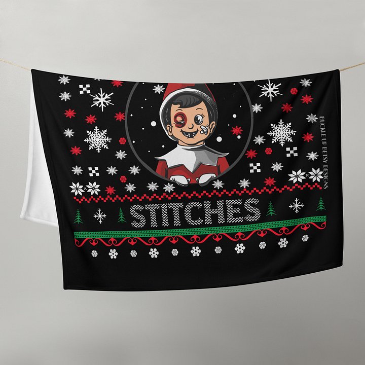 Holiday - Snitches Get Stitches Throw Blanket product image (2)