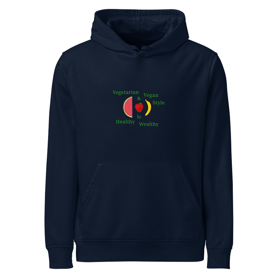 Healthy Wealthy Vegan Hoodie product image (1)