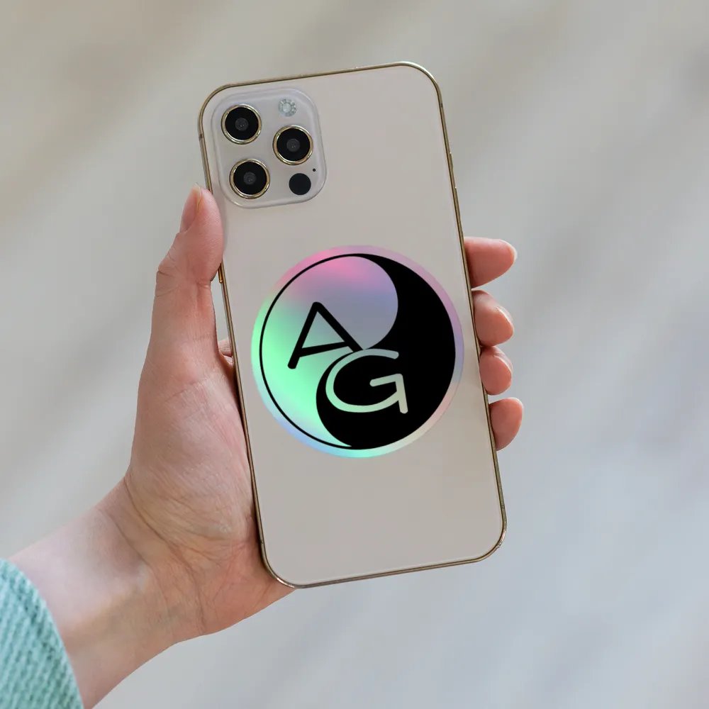 Holographic A & G Sticker product image (8)