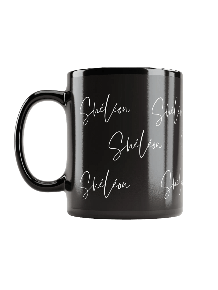 ShéLéon Signature Black Coffee Mug product image (6)