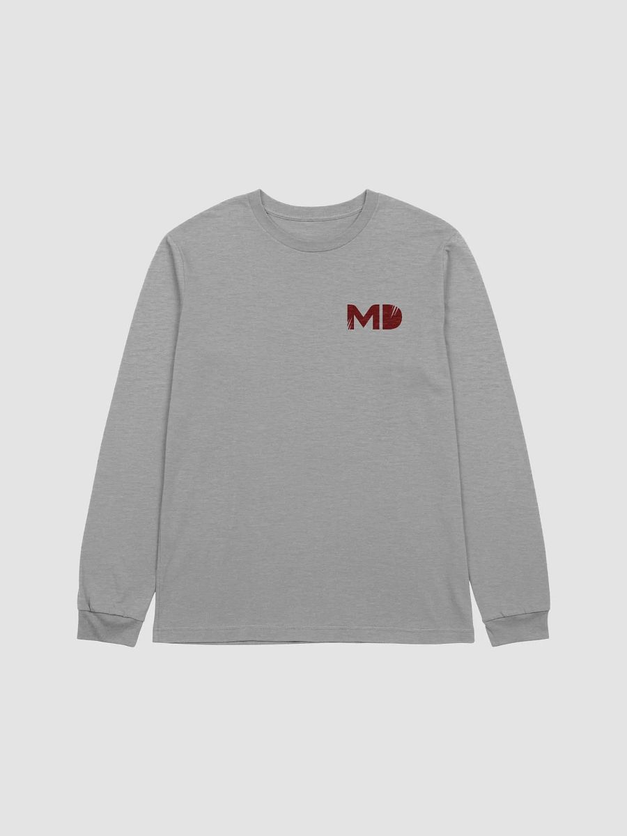 Supersoft Long Sleeve T-Shirt - Chest Logo (Maroon) product image (2)
