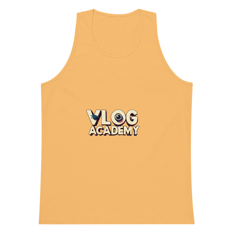 Vlog Academy Cotton Heritage Men's Premium Tank Top product image (5)