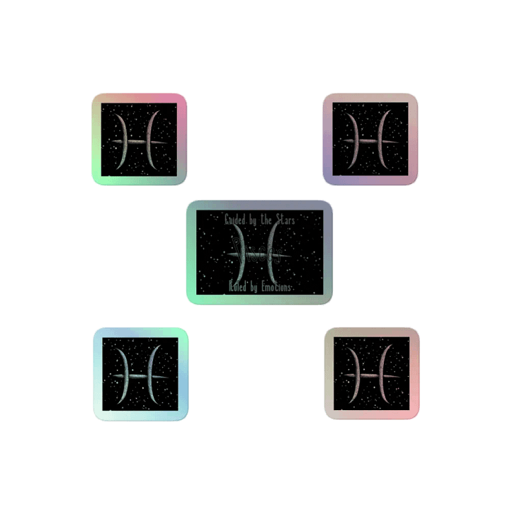 Pisces, Guided by the Stars, Holo Sticker Pack product image (2)